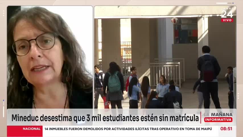 Subsecretaria de Educación por número de estudiantes sin matrícula: No vamos a entregar cifras todavía