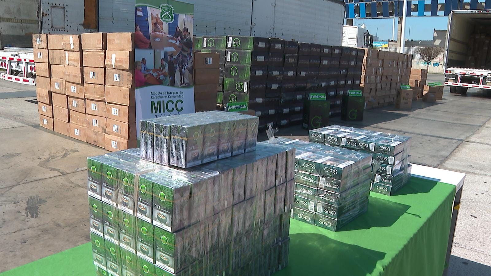 Decomisan 2 millones de cajetillas de cigarros de contrabando