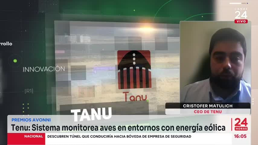 Premios Avonni: Tanu, sistema monitorea aves en entornos con energía eólica