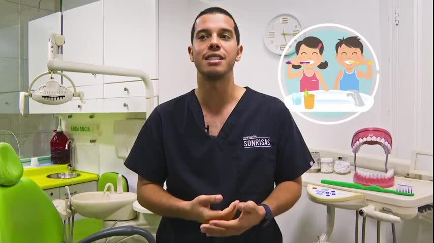 Elementos para la higiene bucal para niños y niñas