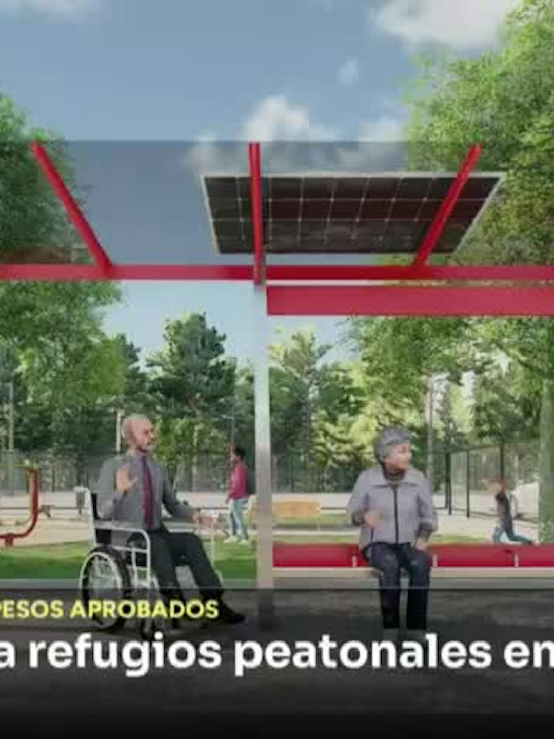 Aprueban recursos para construcción de refugios peatonales en Talca