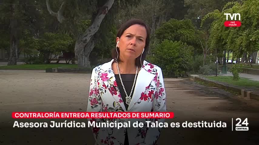 Contraloría determina destitución para Asesora jurídica municipal de Talca
