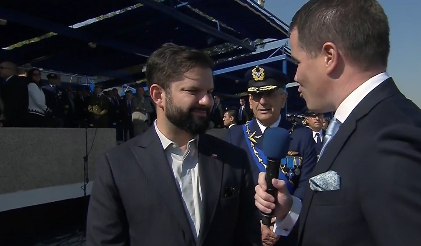 Presidente Boric tras celebración de la FACH: "Valoro mucho todo el trabajo del personal de la Fuerza Aérea"