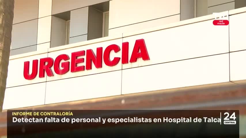 Detectan falta de personal y especialistas en Hospital de Talca