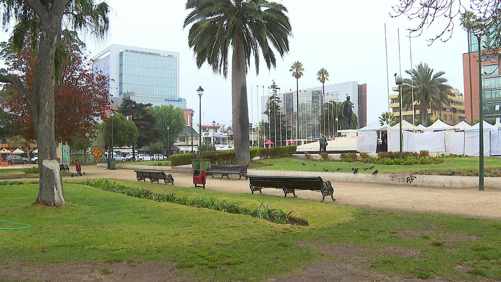 Nueva pelea preocupa a vecinos del sector de Plaza O’Higgins cercano a Mall de Viña