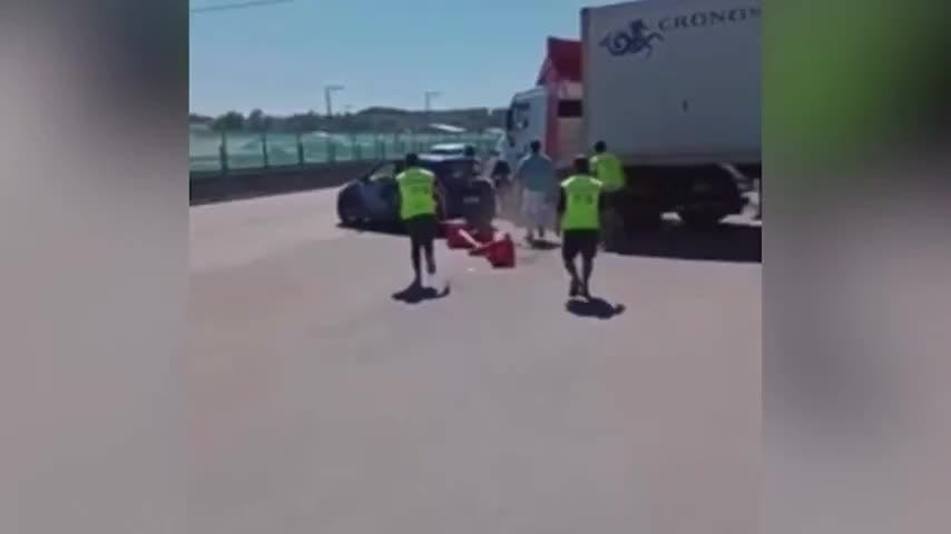 Camión arrastró a trabajador en Puerto de Coronel