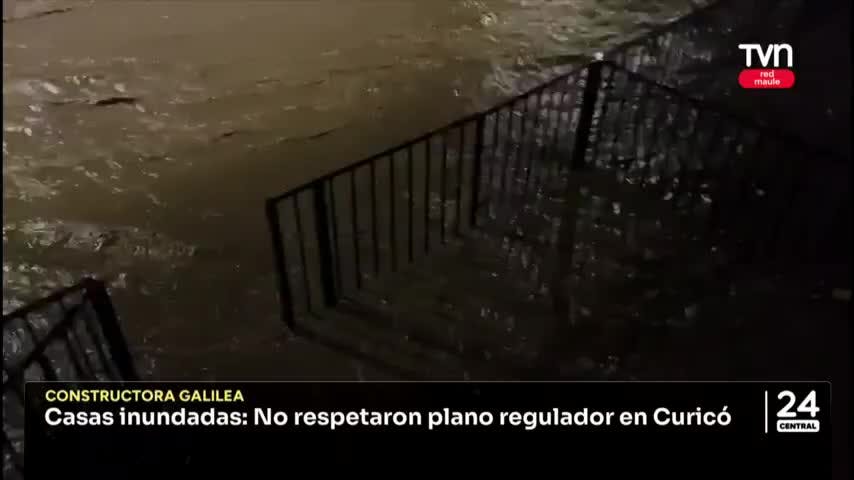 Casas inundadas: No respetaron plano regulador en Curicó