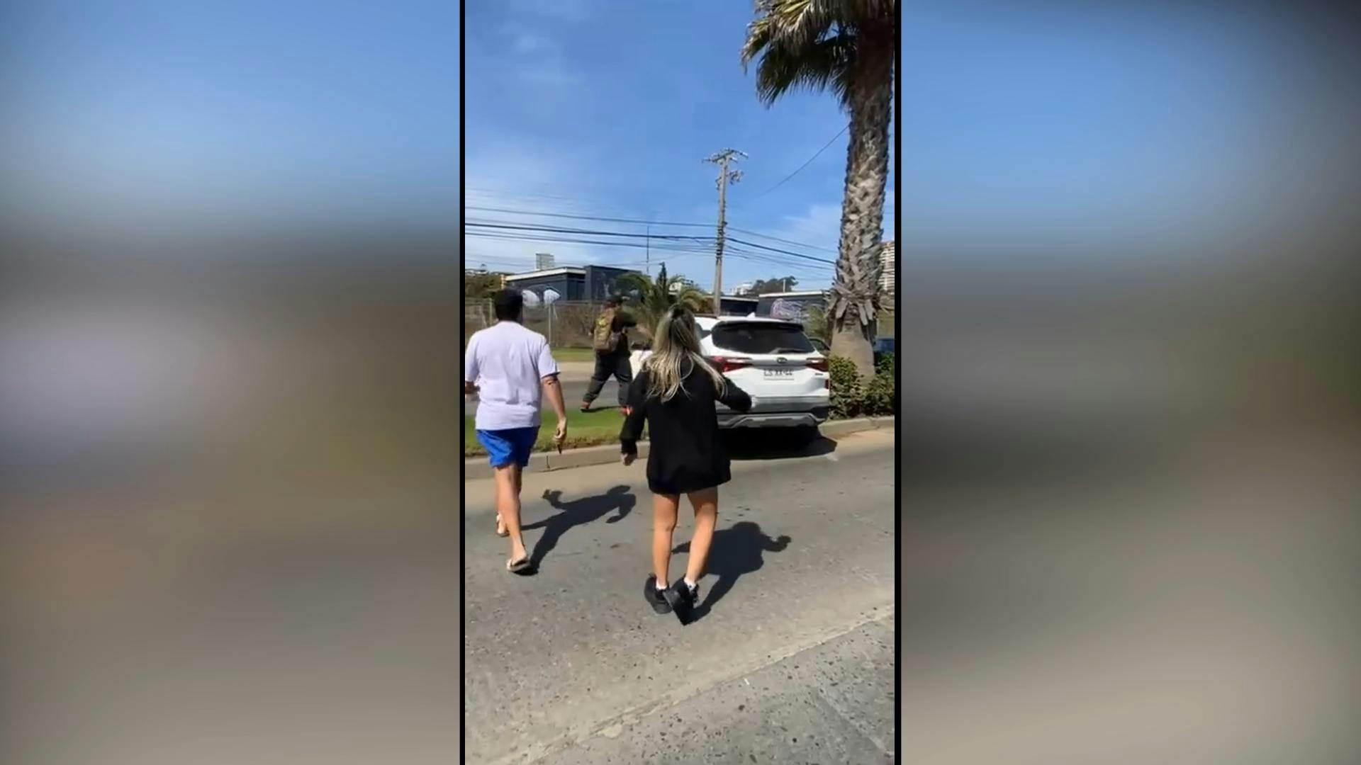 Argentino logró recuperar bolso que le robó delincuente en recta Las Salinas