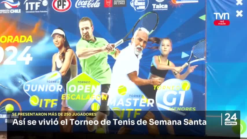 Realizan Torneo de Tenis de Semana Santa
