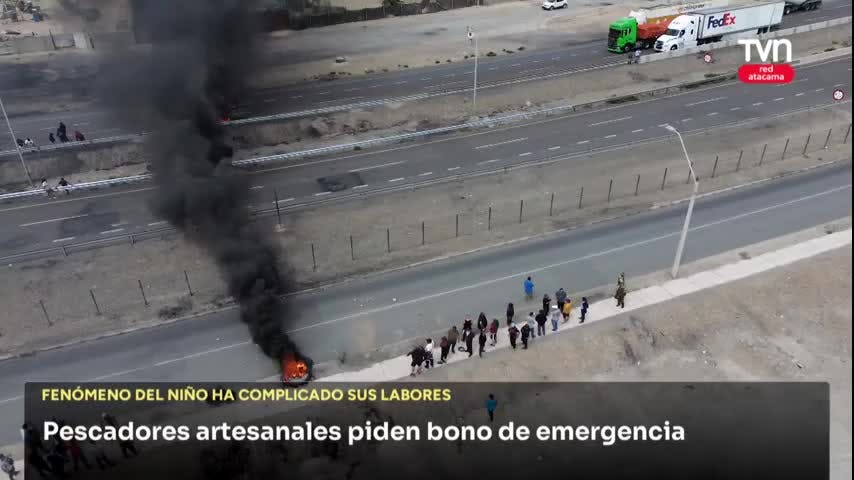 Pescadores artesanales piden bono de emergencia