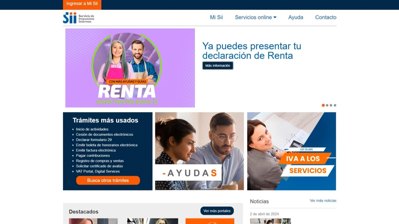 Comenzó operación renta 2024