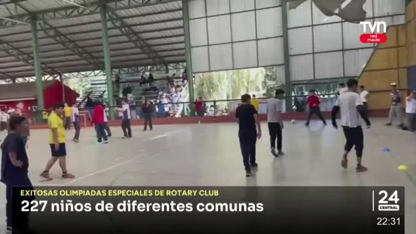 Más de 200 menores participaron en olimpiadas especiales