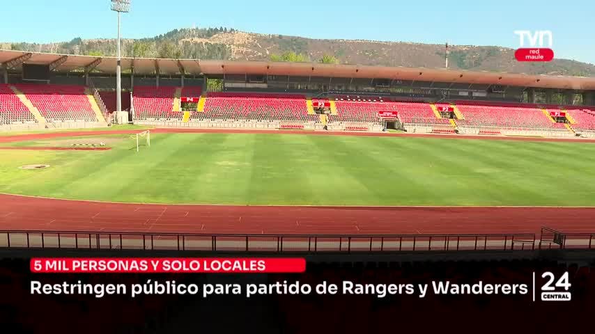 Restringen público para partido de Ranger y Wanderers