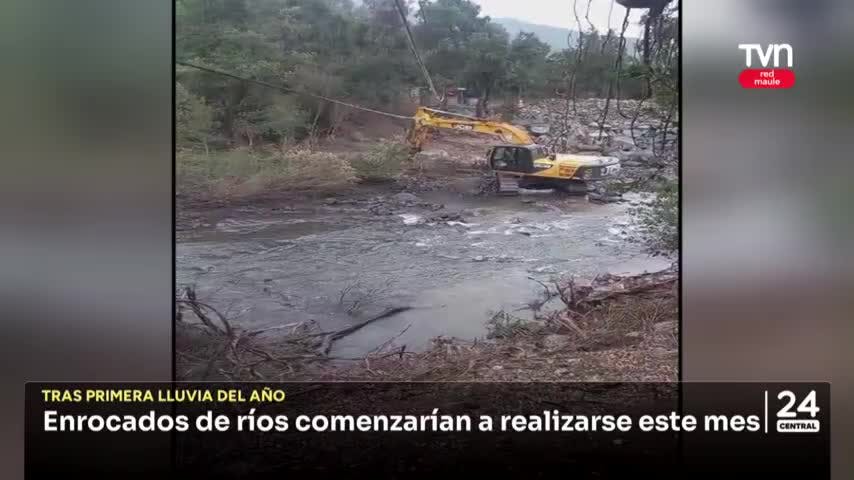Enrocados de ríos comenzarían a realizarse este mes