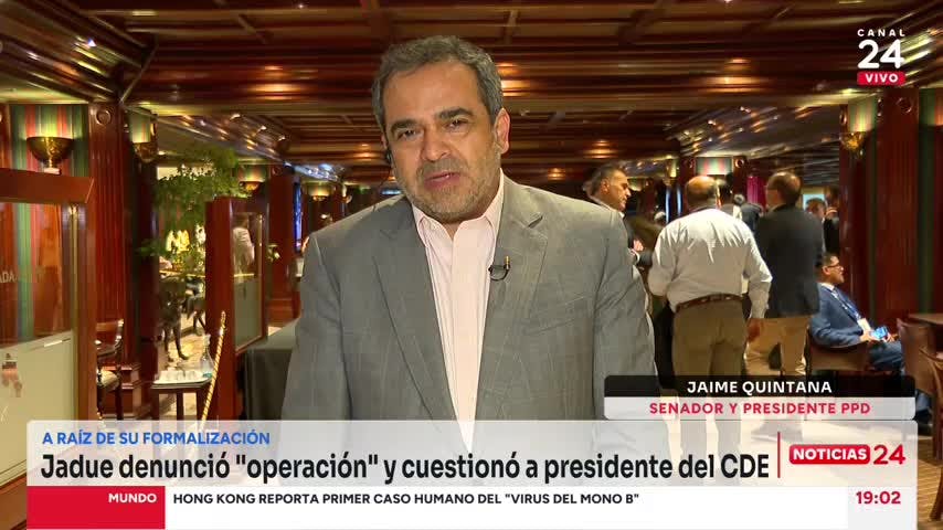 Presidente del PPD por Daniel Jadue: “Debiera ser militante formalizado, militante suspendido”