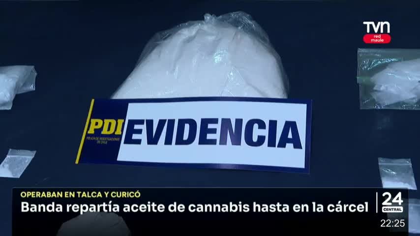 Banda repartía aceite de cannabis hasta en la cárcel