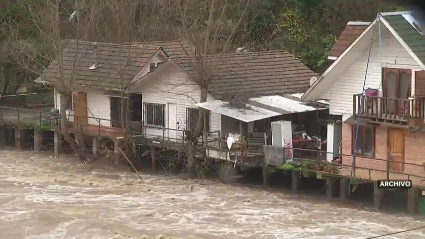 Riesgo de lluvias intensas hasta junio en Biobío