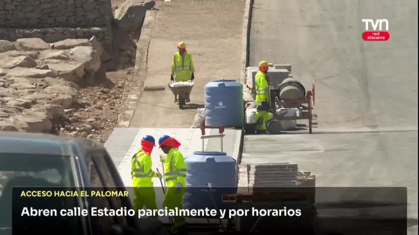 Copiapó: Apertura parcial de calle Estadio