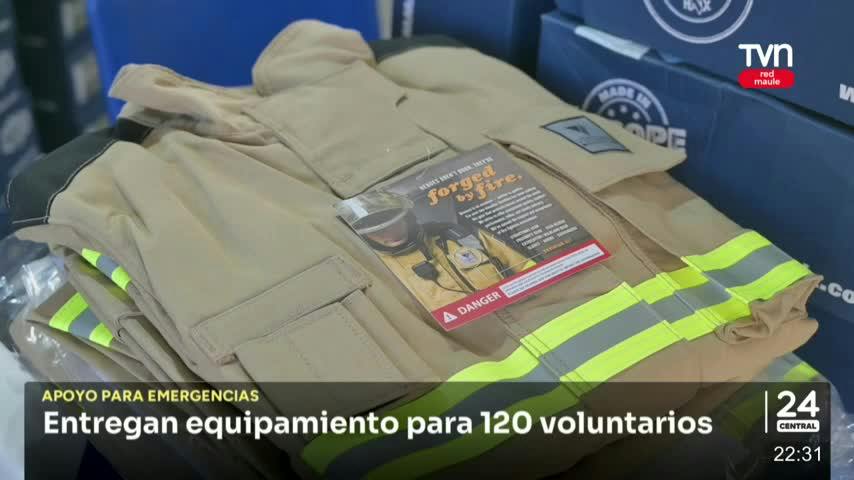 Entregan equipamiento para 120 bomberos