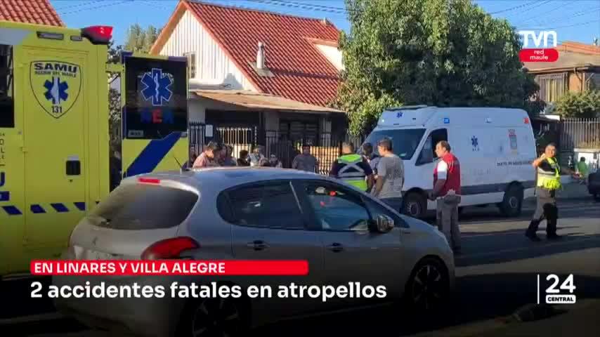 2 accidentes fatales en atropellos