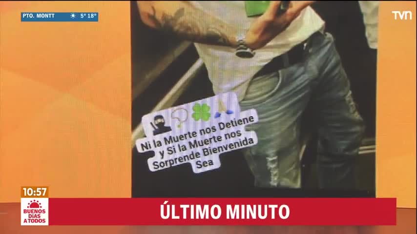 "Ni la muerte nos detiene": Los desafiantes mensajes de detenido por asesinato de carabinero