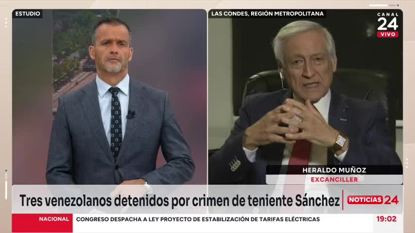 Heraldo Muñoz: “Hay un fenómeno de crimen transnacional que Chile está en condiciones de detener todavía”