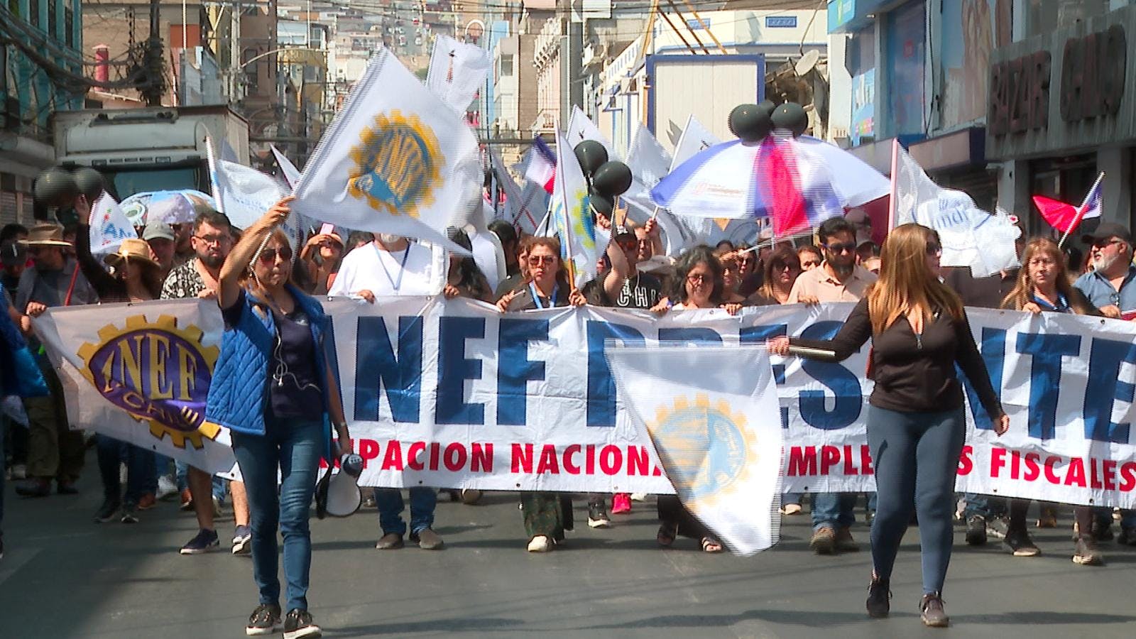 Trabajadores de Antofagasta se adhirieron a paro nacional convocado por la ANEF y CUT