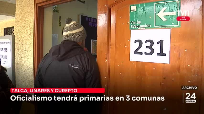 Oficialismo tendrá primarias en 3 comunas