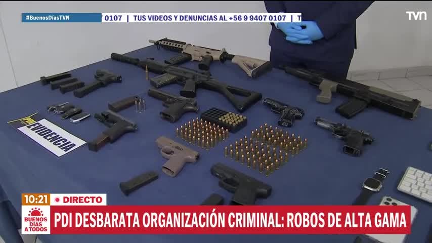 "Los intocables": Tenían hasta armas de guerra
