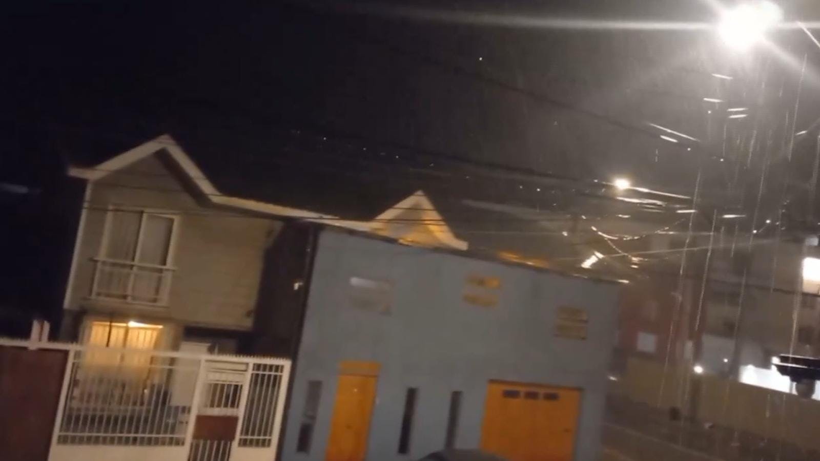 Precipitaciones obligaron a suspender clases en Calama