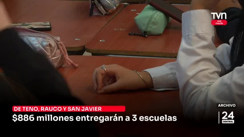 $886 millones entregarán a 3 escuelas