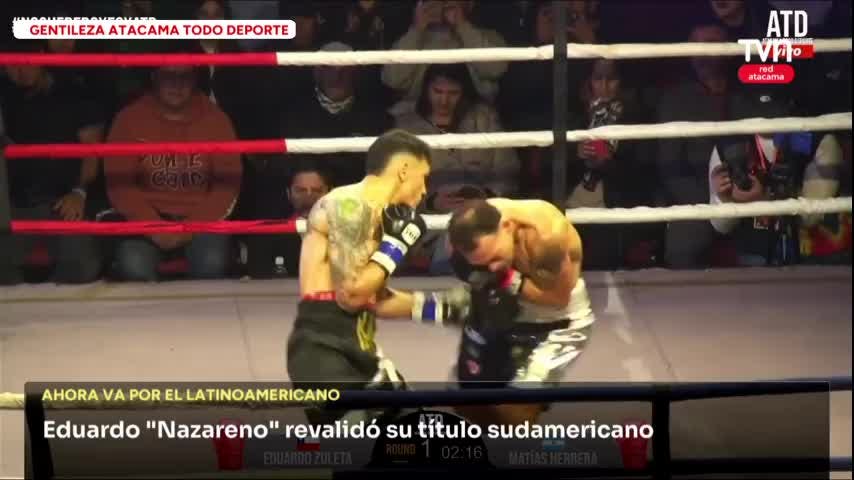 Eduardo “Nazareno” retuvo título sudamericano