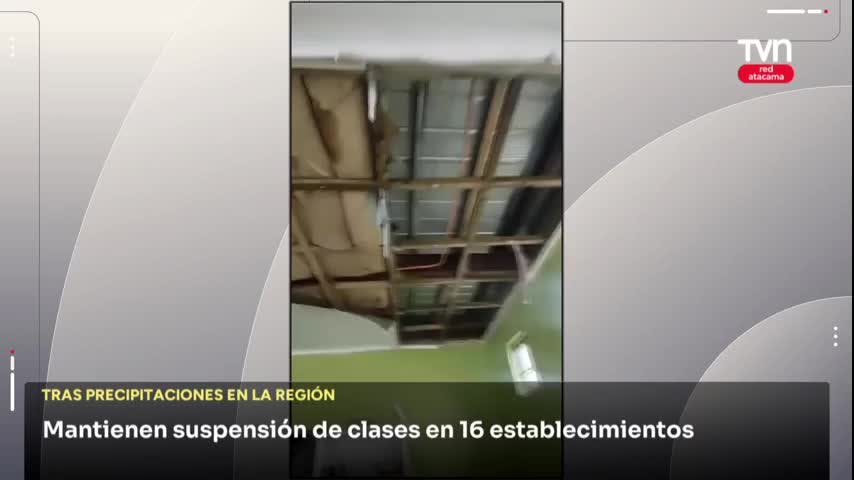 Mantienen suspensión de clases en 16 establecimientos