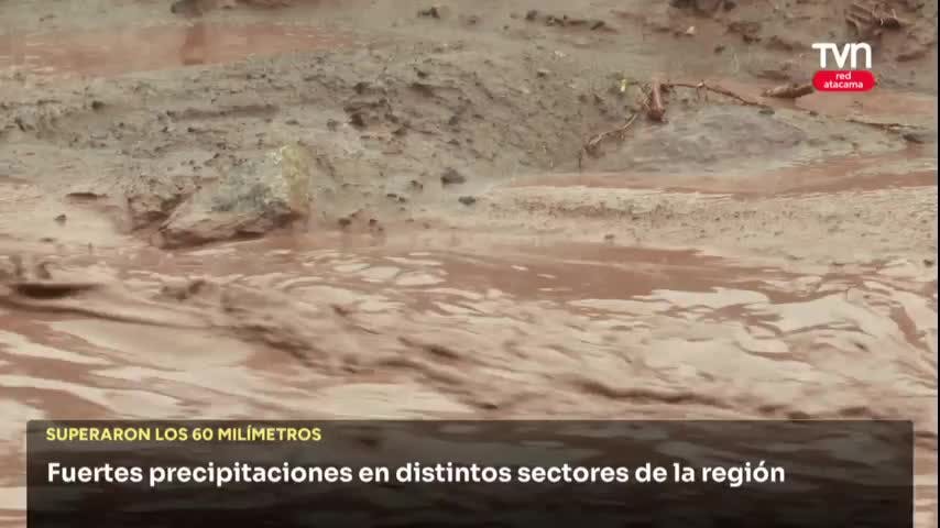 Fuertes precipitaciones en distintos puntos de la región