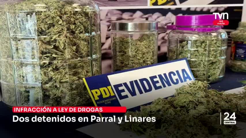 Dos detenidos en Parral y Linares