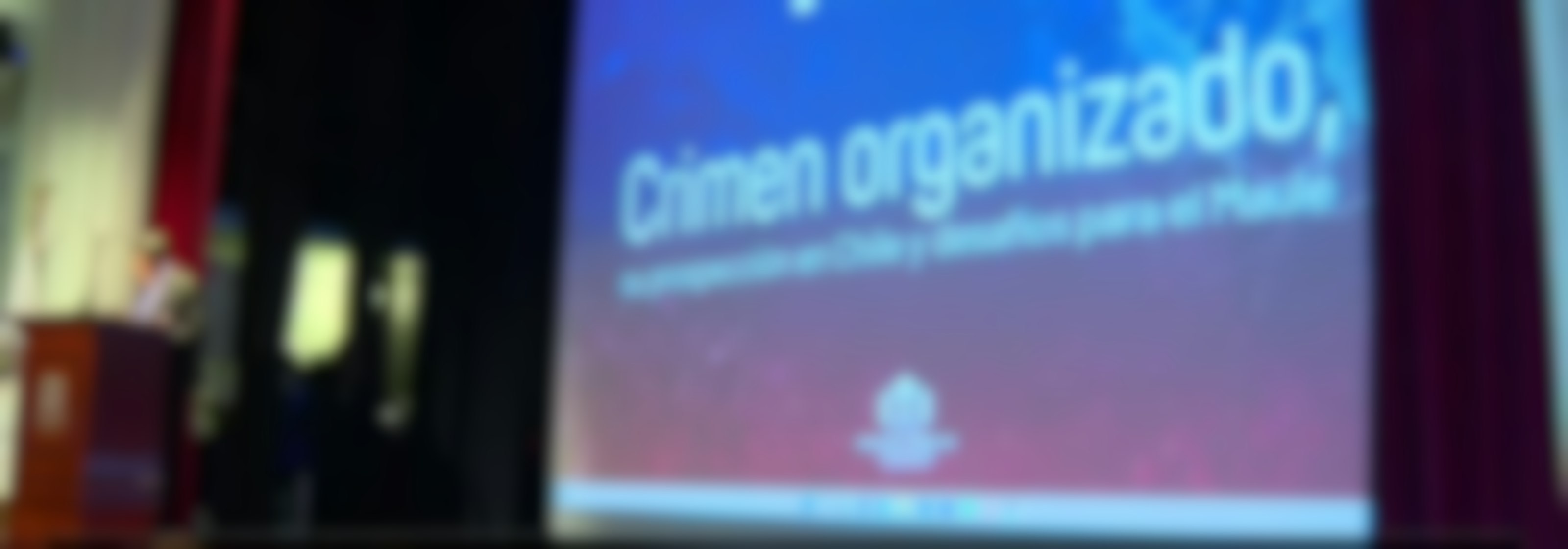 Seminario aborda el crimen organizado