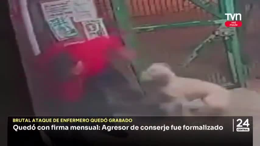 Agresor de conserje fue formalizado