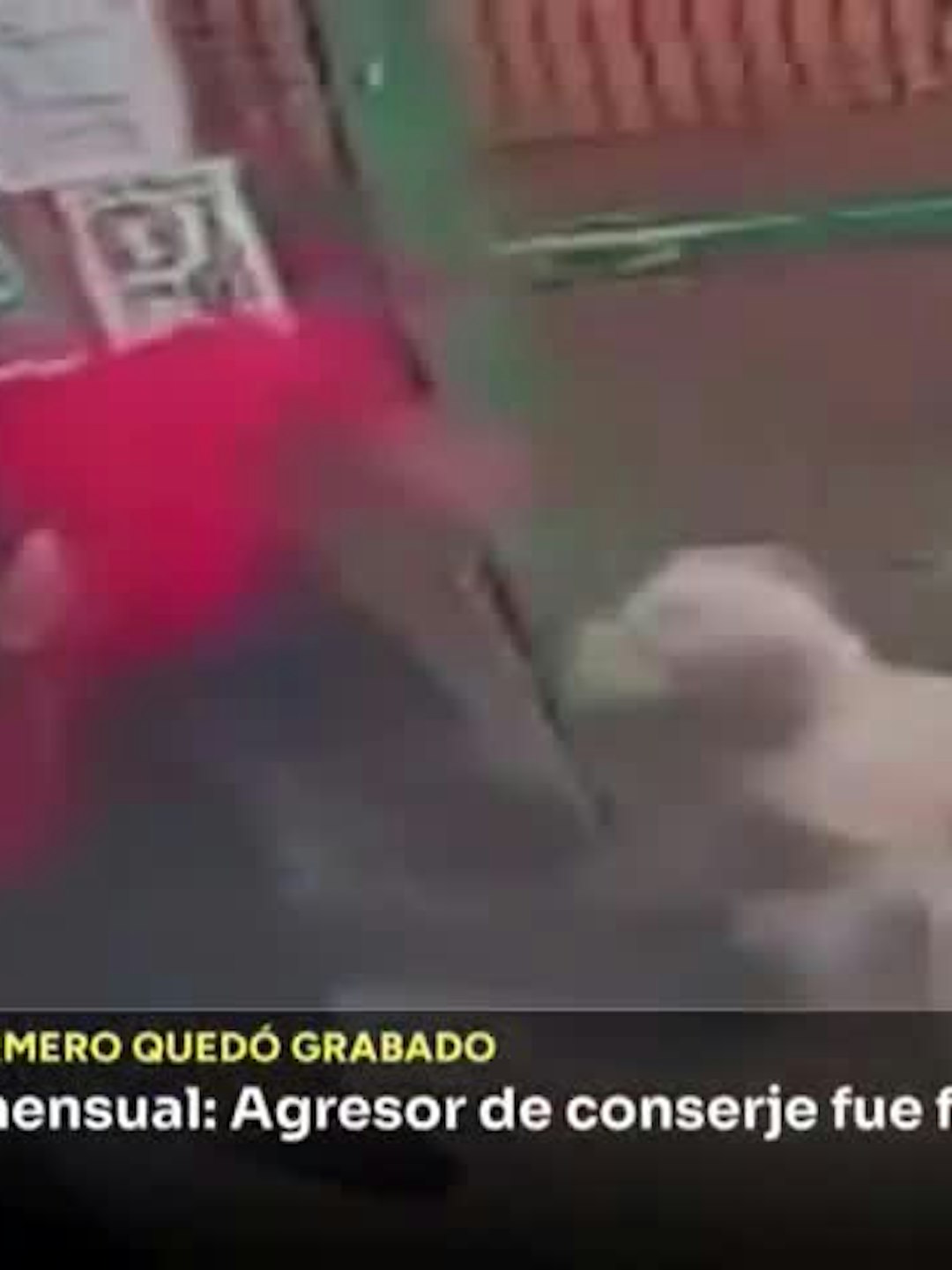 Agresor de conserje fue formalizado