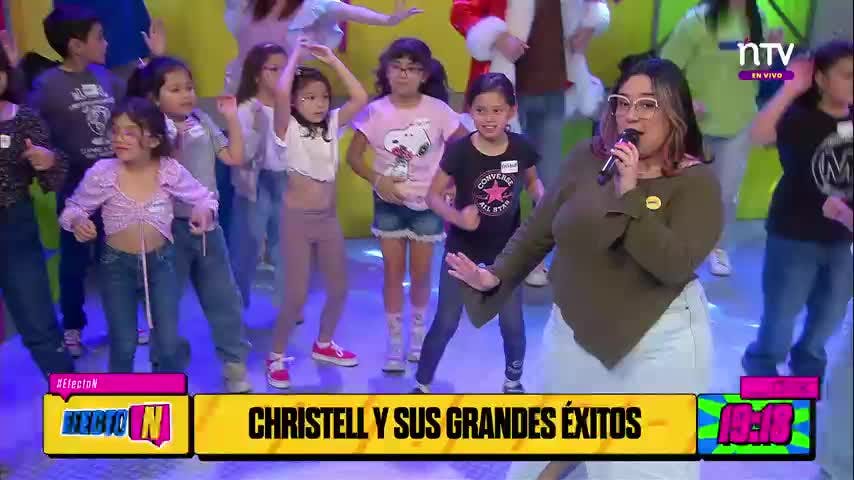 Christell canta todos sus éxitos en Efecto N
