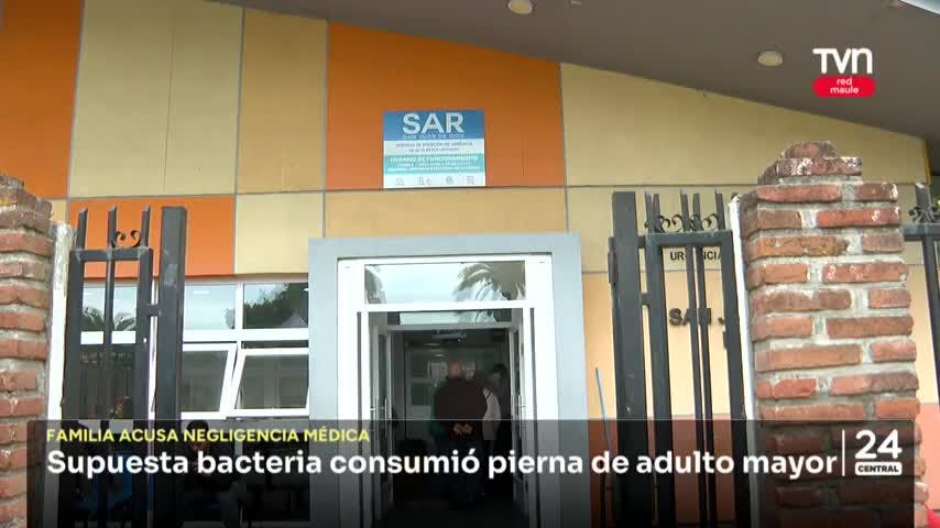 Supuesta bacteria consumió pierna de adulto mayor