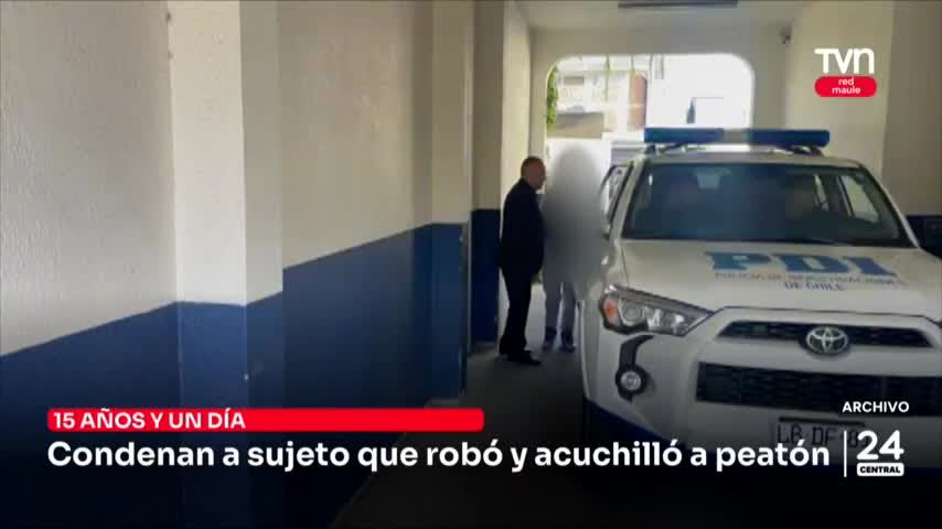 Condenan a sujeto que robó y acuchilló a peatón