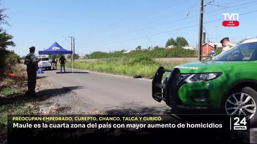 Maule es la cuarta Región con mayor aumento de homicidios
