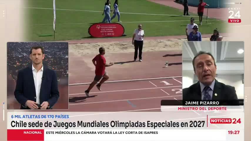 Ministro Pizarro y designación de Chile como sede para las Olimpiadas Especiales 2027: “Estamos contentos con este avance”