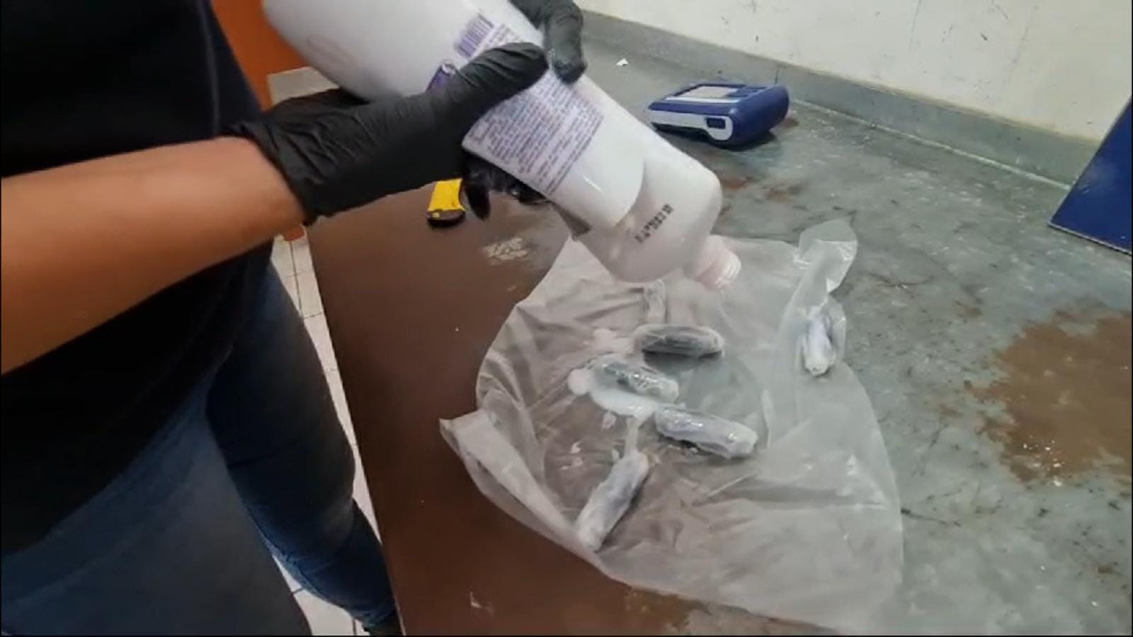 Descubren inusual sistema de tráfico de droga