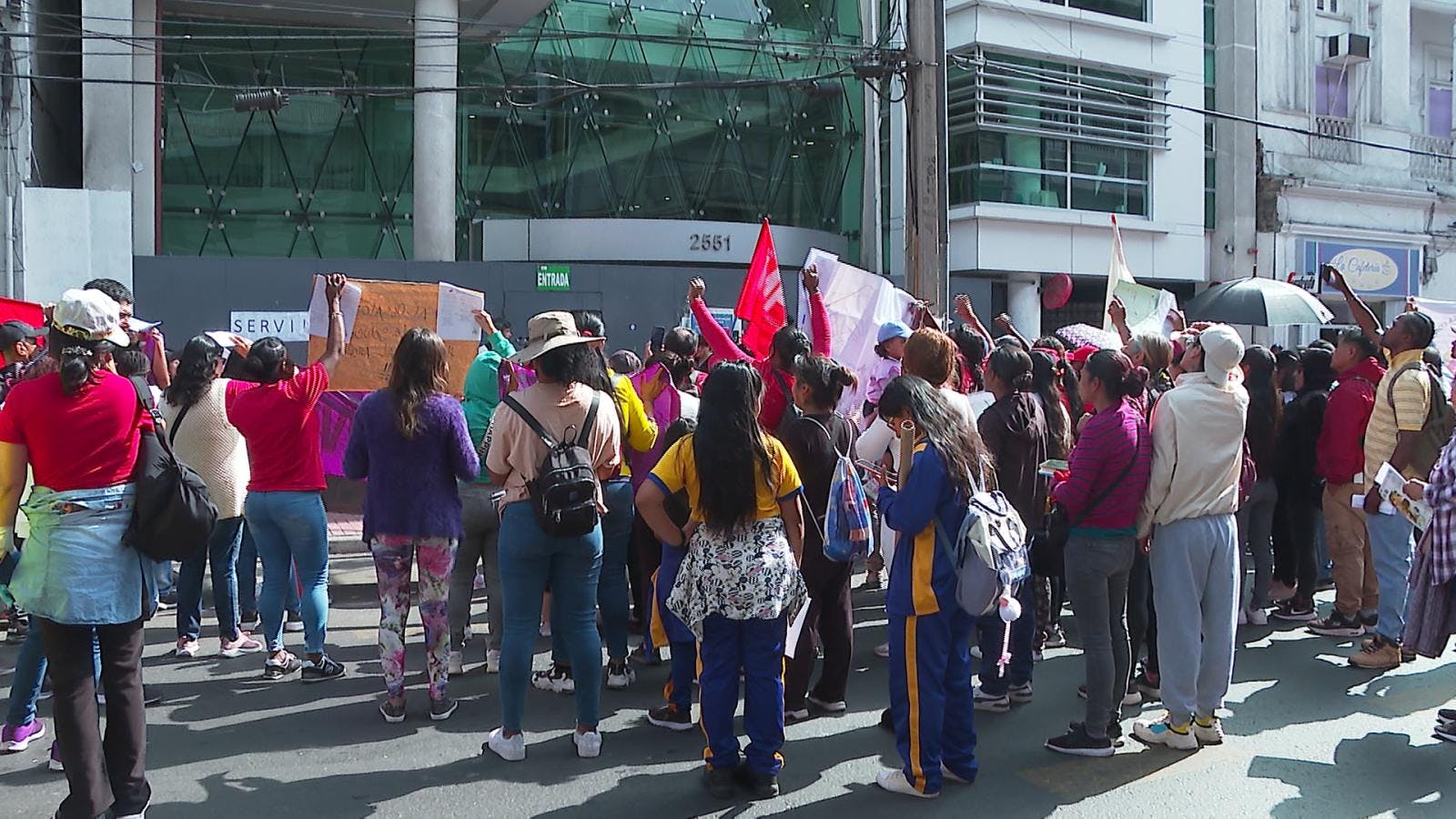 Multitudinaria protesta de campamentos en Antofagasta  