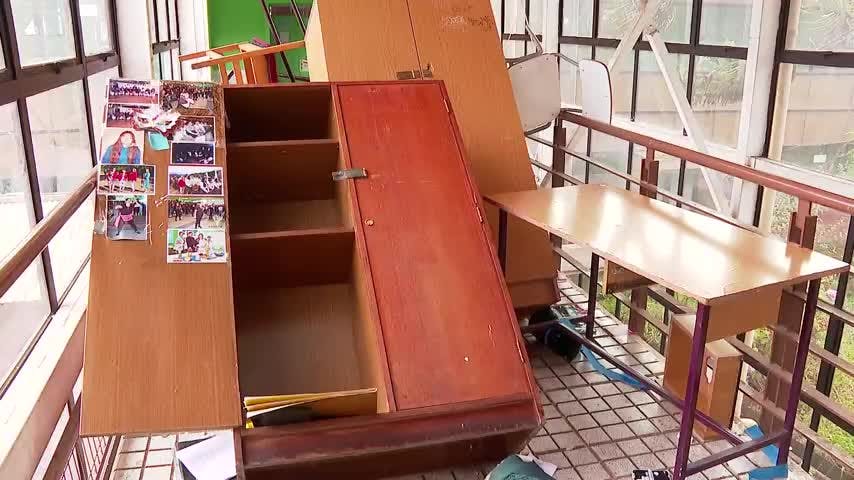 Vandalizan Liceo Carlos Cousiño de Lota