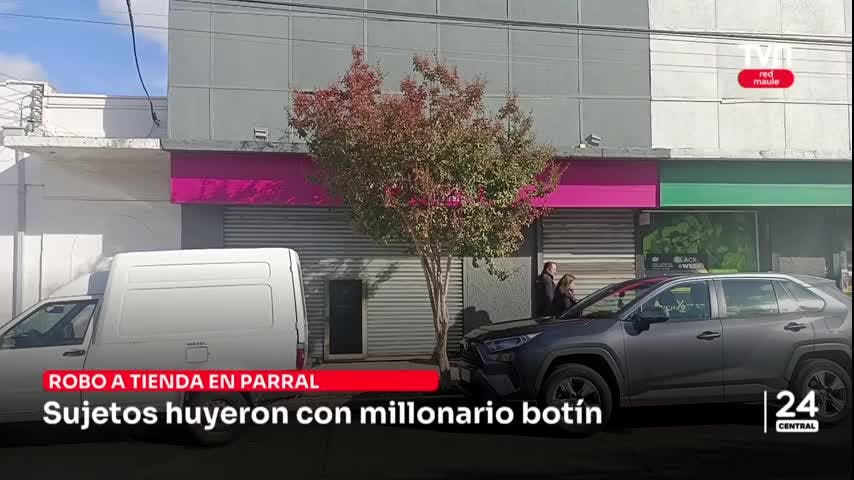 Sujetos huyeron con millonario botín en Parral
