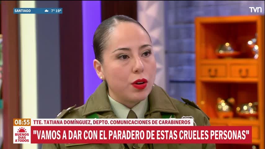 TTe. Tatiana Domínguez: "Vamos a dar con el paradero de estas crueles personas"