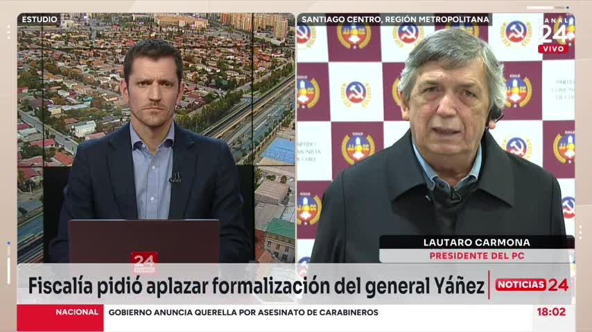 Presidente del PC y formalización del general Yáñez: “Es bueno igual que haya una claridad absoluta y al detalle de una postergación de 5 meses”