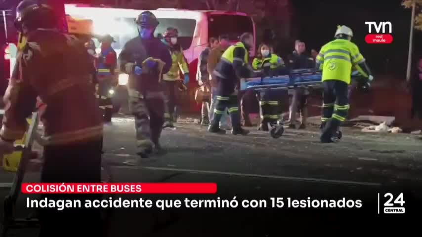 Indagan accidente que terminó con 15 lesionados